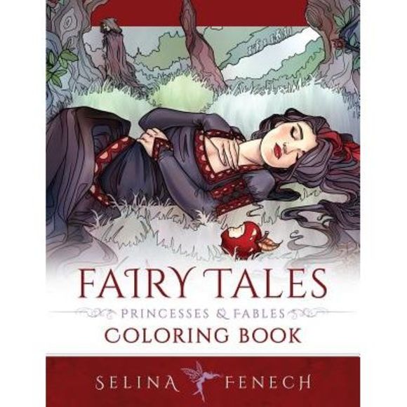 Fairy Tales, Princesses, and Fables Coloring Book -- Selina Fenech - Picture 1 of 2